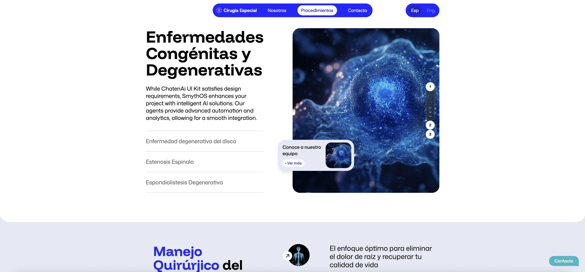 Spine Surgery Services Layout